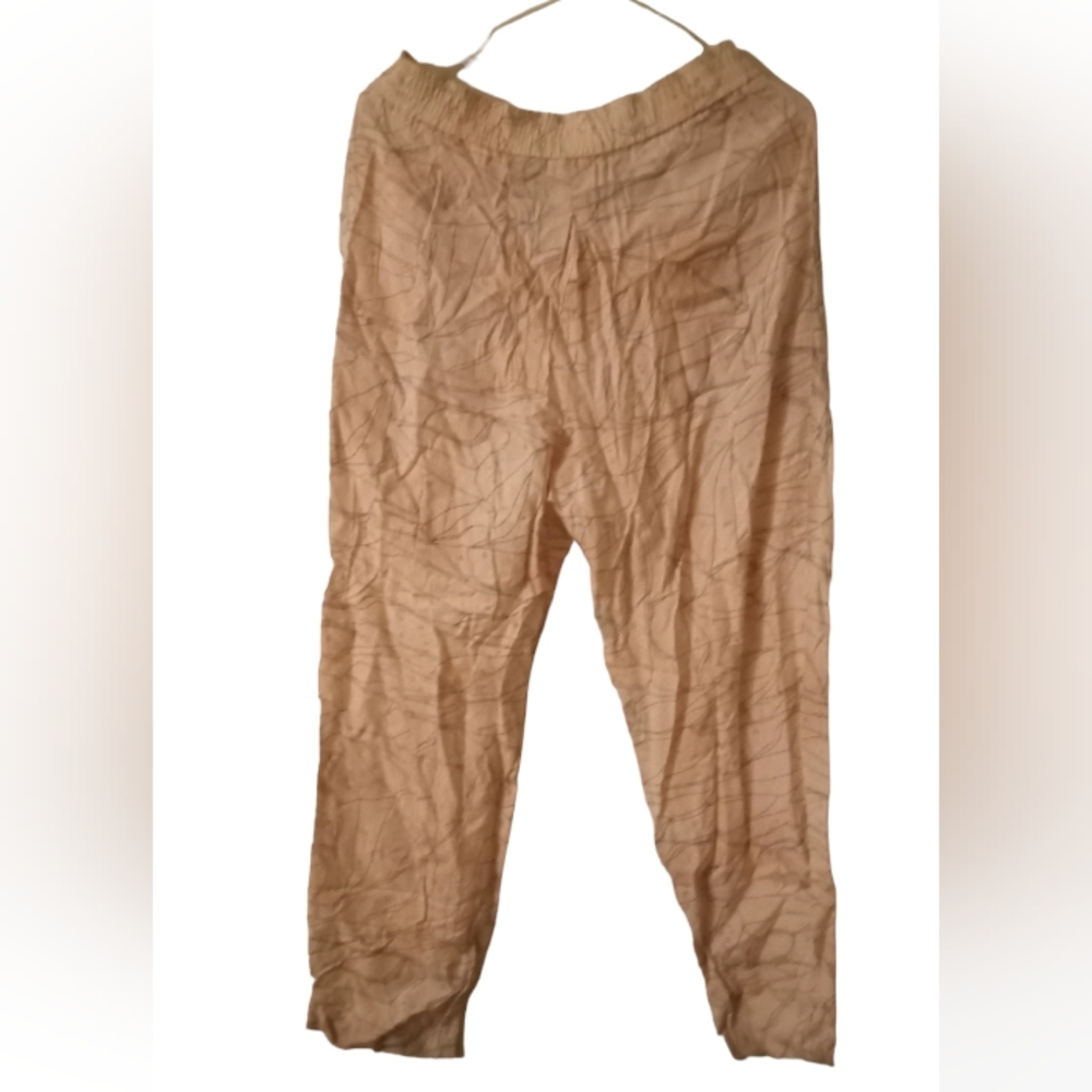 LizSport Abstract Peach Vintage Pants